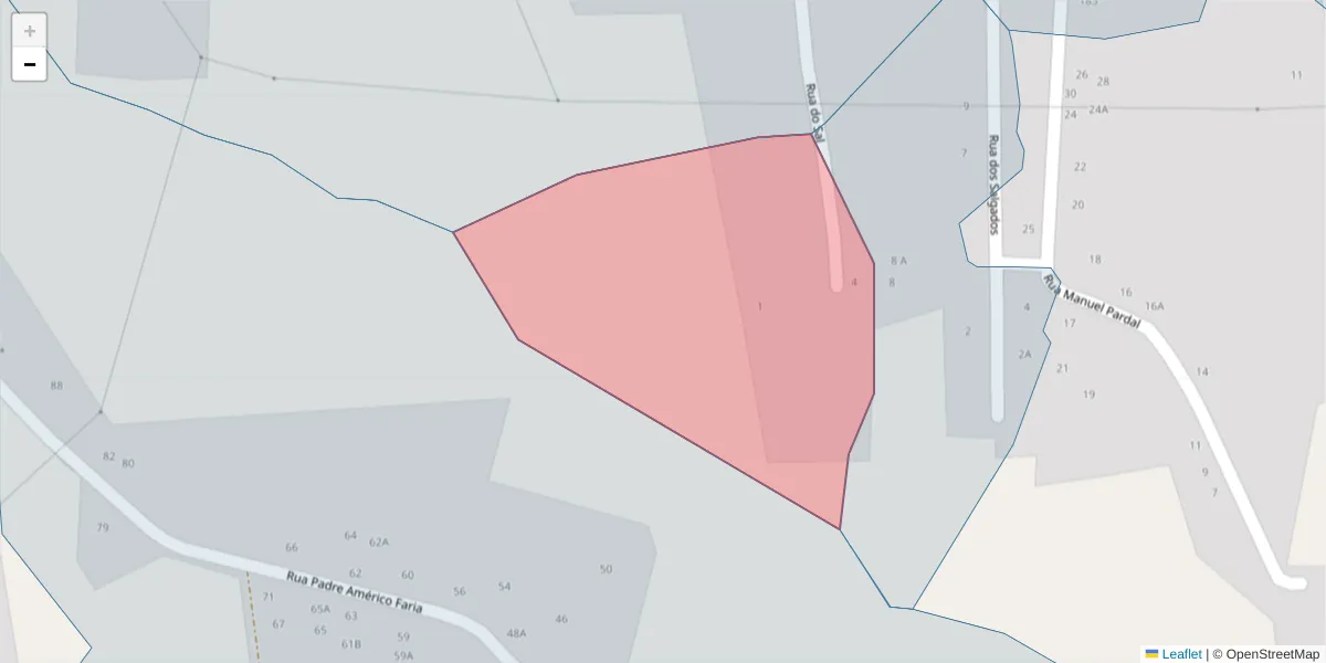 Mapa detalhado do código postal 2910-175 com limites, códigos postais vizinhos e agências dos correios