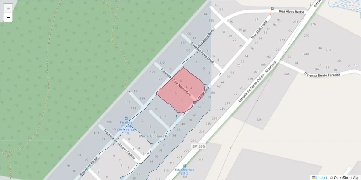 Mapa detalhado do código postal 2910-200 com limites, códigos postais vizinhos e agências dos correios