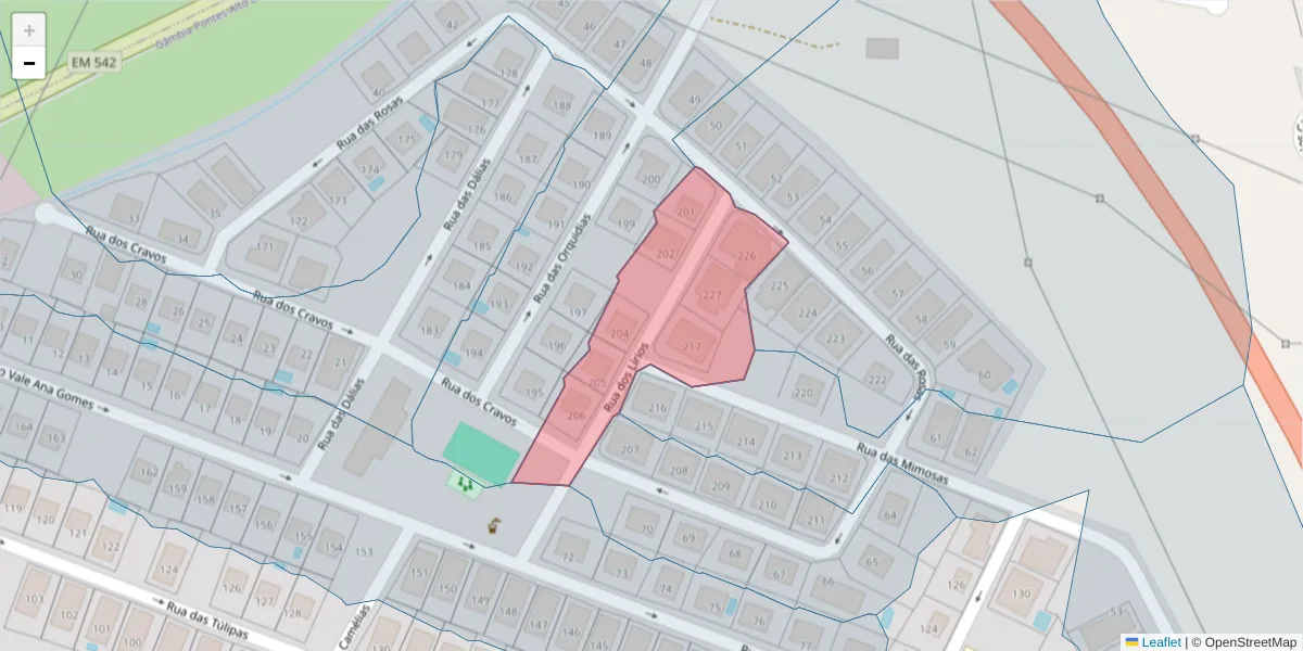 Mapa detalhado do código postal 2910-259 com limites, códigos postais vizinhos e agências dos correios
