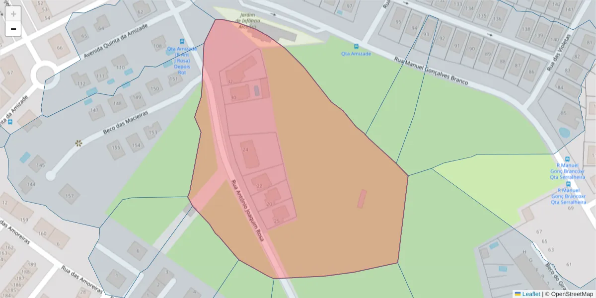 Mapa detalhado do código postal 2910-755 com limites, códigos postais vizinhos e agências dos correios