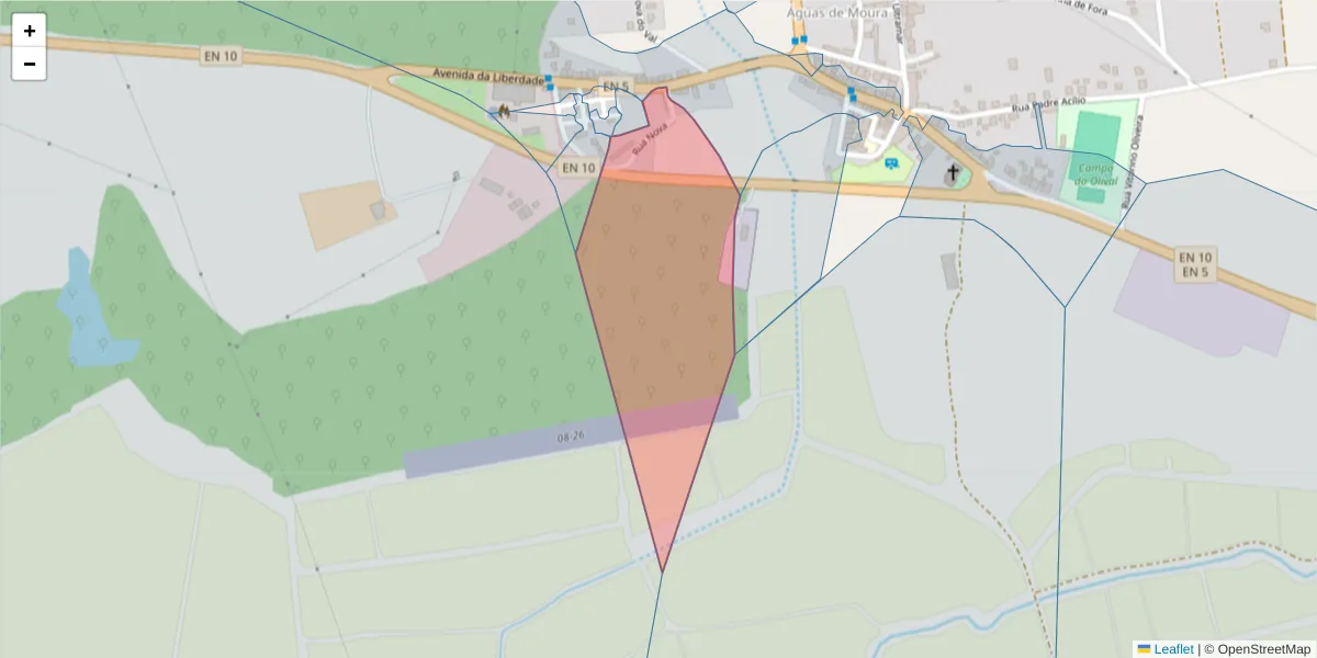 Mapa detalhado do código postal 2965-578 com limites, códigos postais vizinhos e agências dos correios