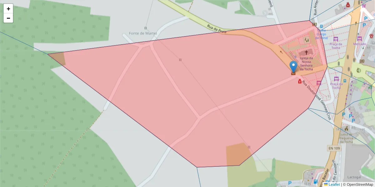 Mapa detalhado do código postal 3060-998 com limites, códigos postais vizinhos e agências dos correios