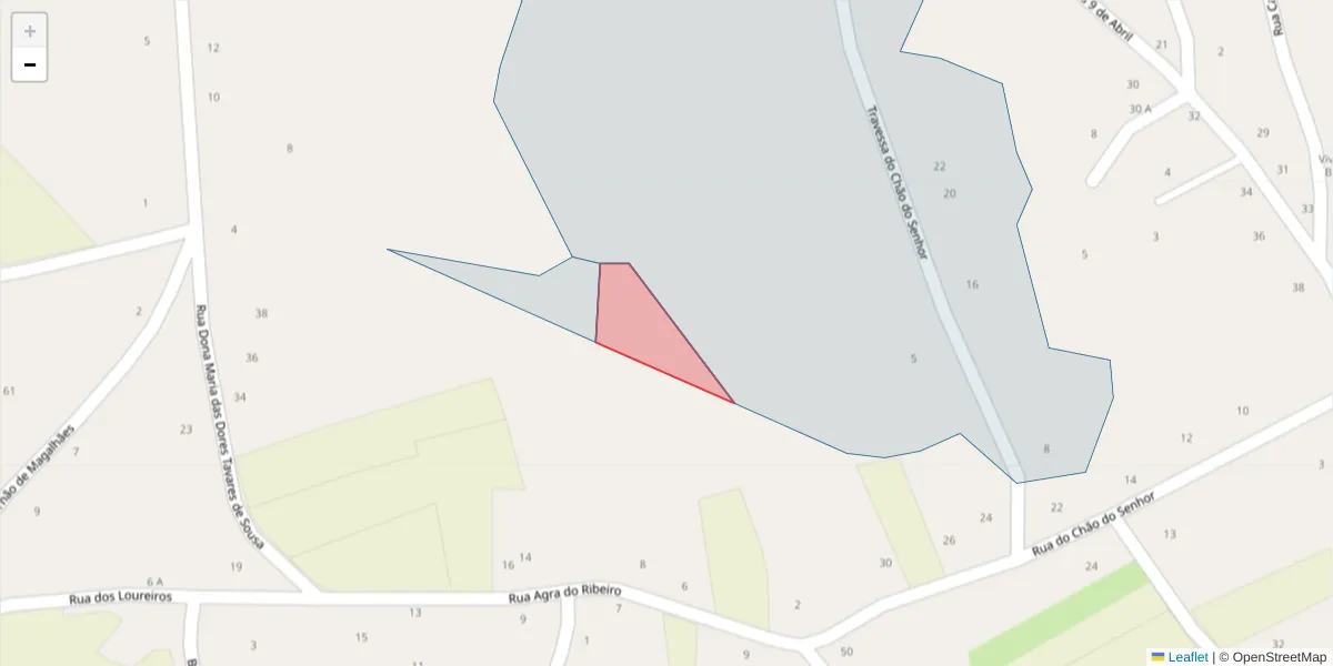 Mapa detalhado do código postal 3870-163 com limites, códigos postais vizinhos e agências dos correios