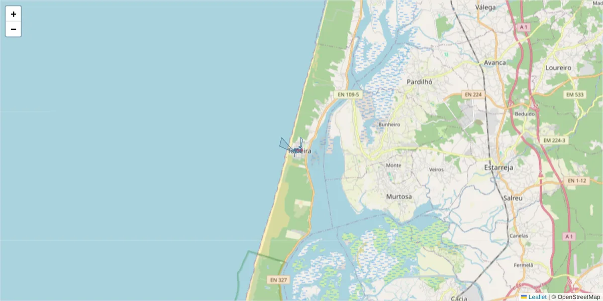 Mapa detalhado do código postal 3870-323 com limites, códigos postais vizinhos e agências dos correios