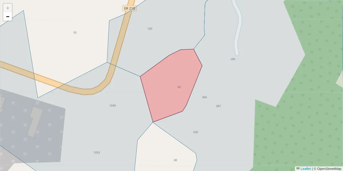 Mapa detalhado do código postal 4625-059 com limites, códigos postais vizinhos e agências dos correios