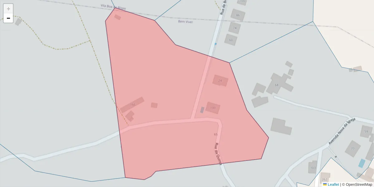 Mapa detalhado do código postal 4625-081 com limites, códigos postais vizinhos e agências dos correios