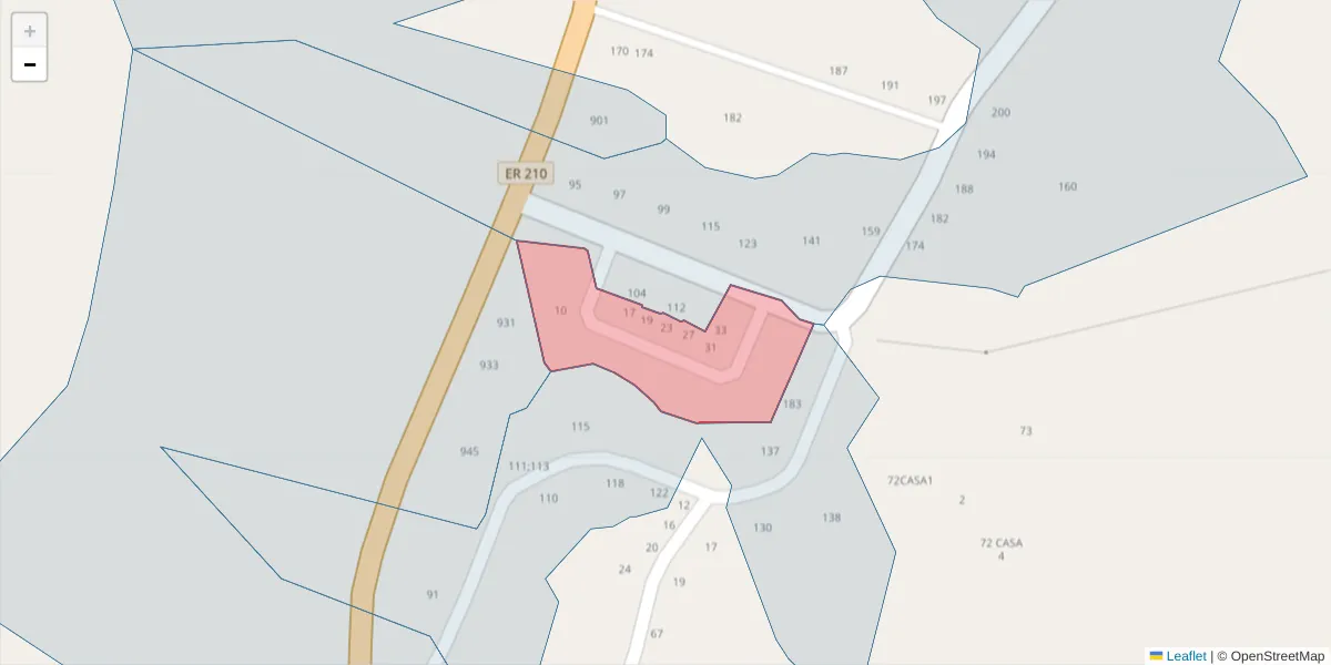 Mapa detalhado do código postal 4625-120 com limites, códigos postais vizinhos e agências dos correios