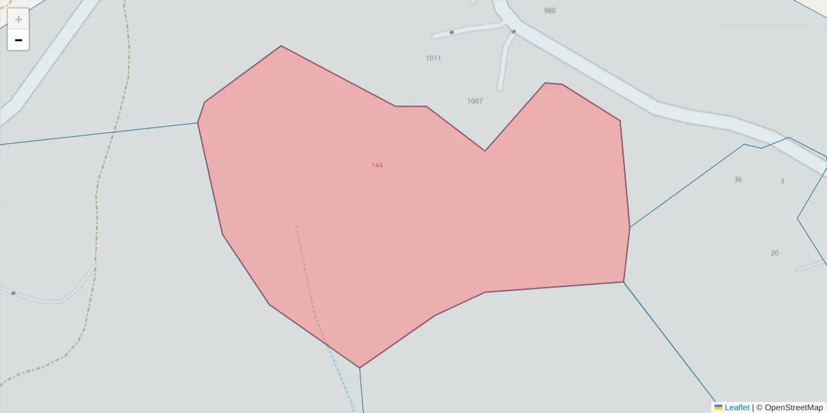 Mapa detalhado do código postal 4625-232 com limites, códigos postais vizinhos e agências dos correios