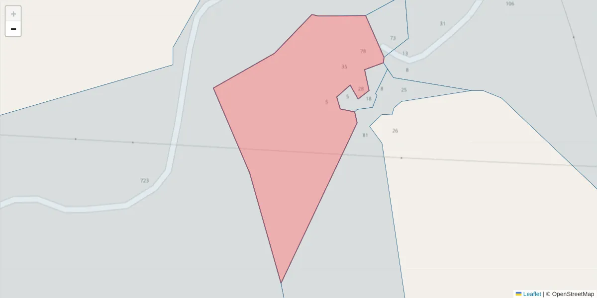 Mapa detalhado do código postal 4625-251 com limites, códigos postais vizinhos e agências dos correios
