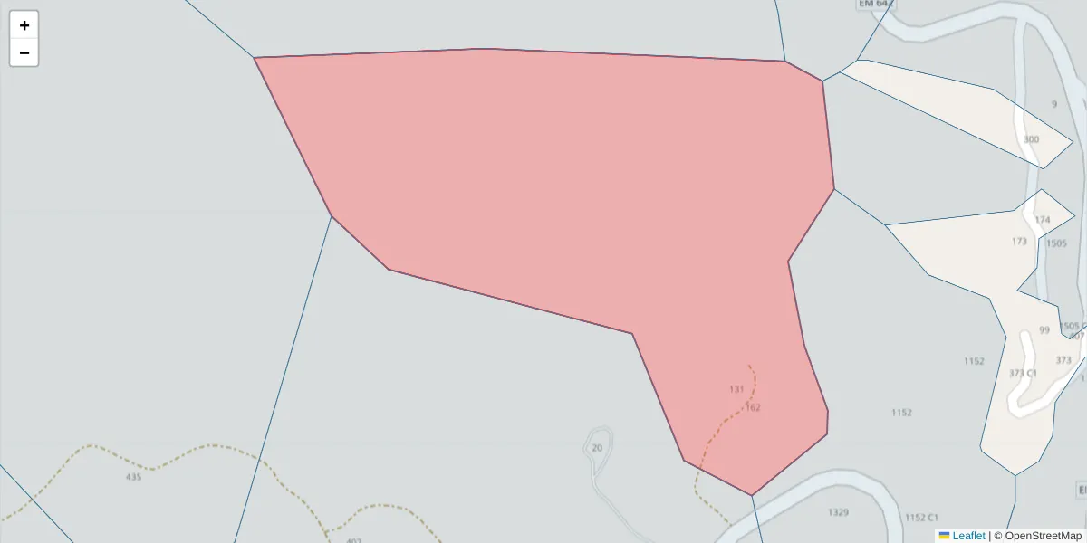 Mapa detalhado do código postal 4625-274 com limites, códigos postais vizinhos e agências dos correios