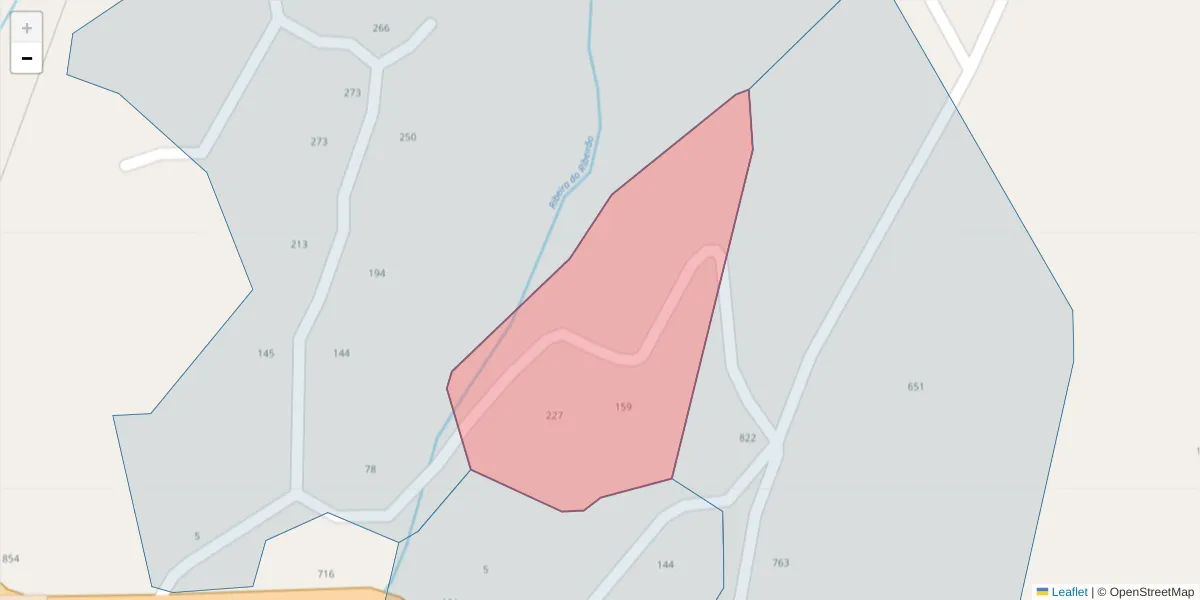 Mapa detalhado do código postal 4625-480 com limites, códigos postais vizinhos e agências dos correios