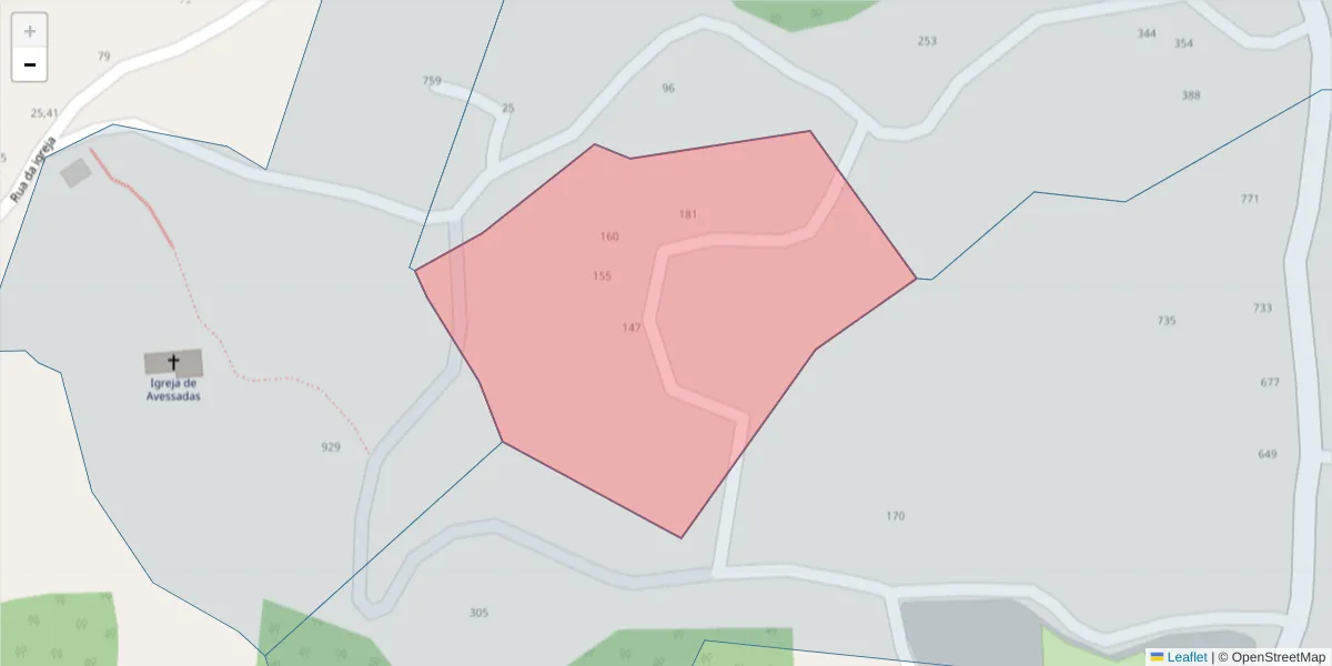 Mapa detalhado do código postal 4630-067 com limites, códigos postais vizinhos e agências dos correios