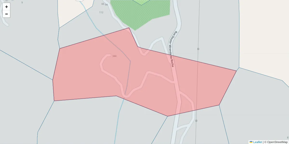 Mapa detalhado do código postal 4630-174 com limites, códigos postais vizinhos e agências dos correios