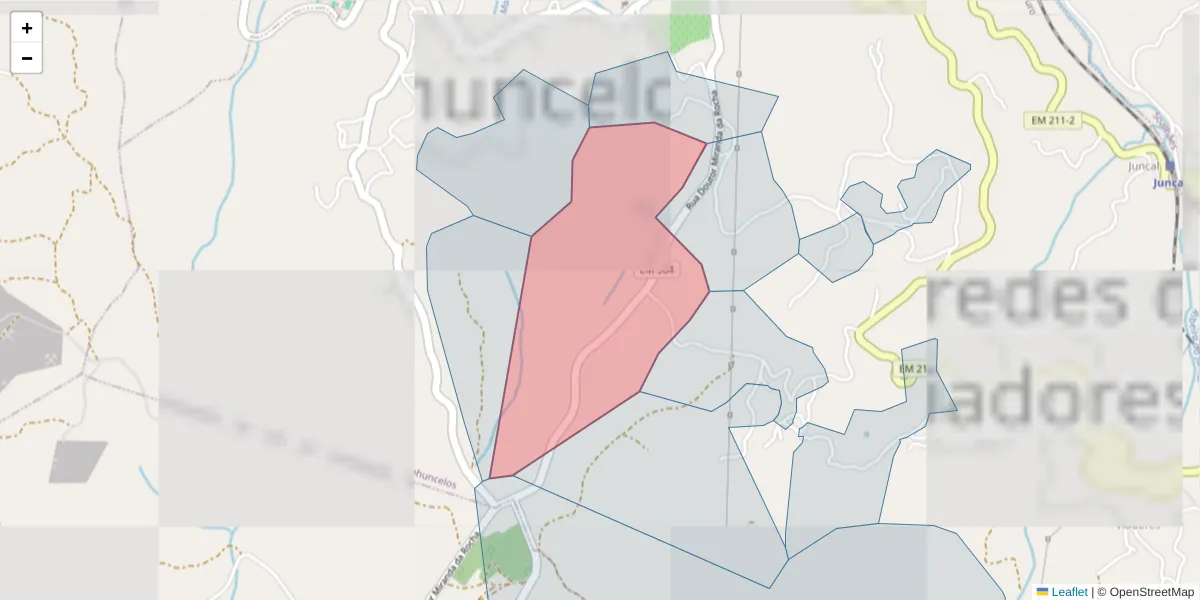 Mapa detalhado do código postal 4630-178 com limites, códigos postais vizinhos e agências dos correios
