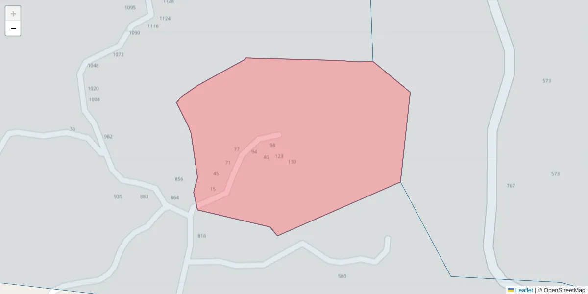 Mapa detalhado do código postal 4630-605 com limites, códigos postais vizinhos e agências dos correios