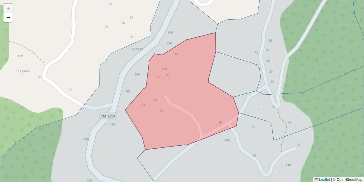 Mapa detalhado do código postal 4630-622 com limites, códigos postais vizinhos e agências dos correios