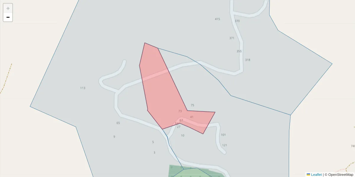 Mapa detalhado do código postal 4630-655 com limites, códigos postais vizinhos e agências dos correios