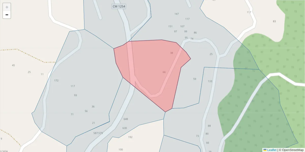 Mapa detalhado do código postal 4630-656 com limites, códigos postais vizinhos e agências dos correios