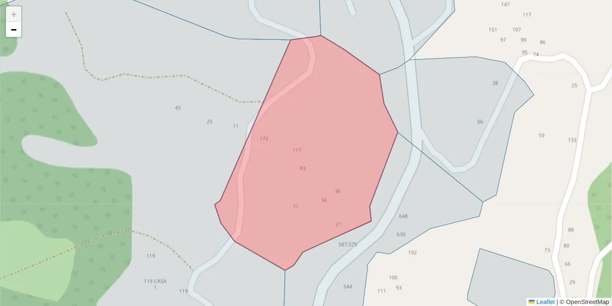 Mapa detalhado do código postal 4630-665 com limites, códigos postais vizinhos e agências dos correios