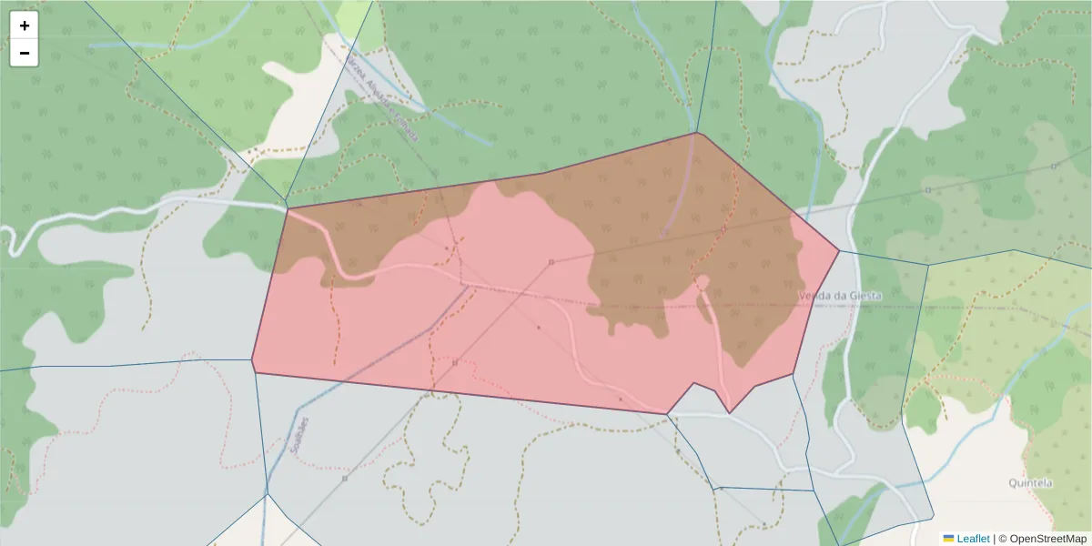 Mapa detalhado do código postal 4630-674 com limites, códigos postais vizinhos e agências dos correios