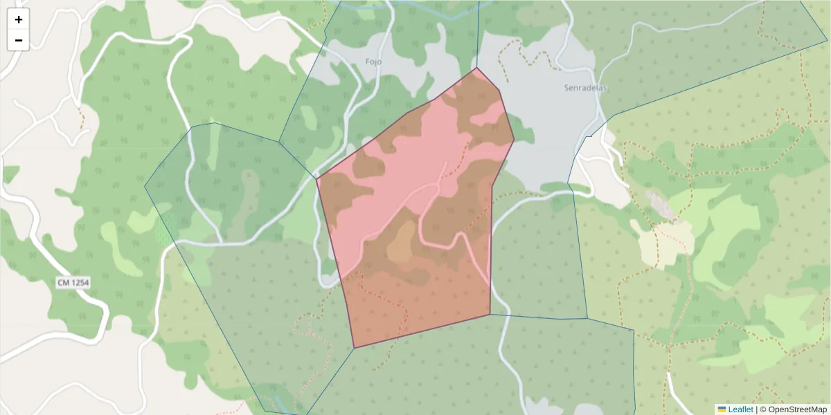 Mapa detalhado do código postal 4630-677 com limites, códigos postais vizinhos e agências dos correios