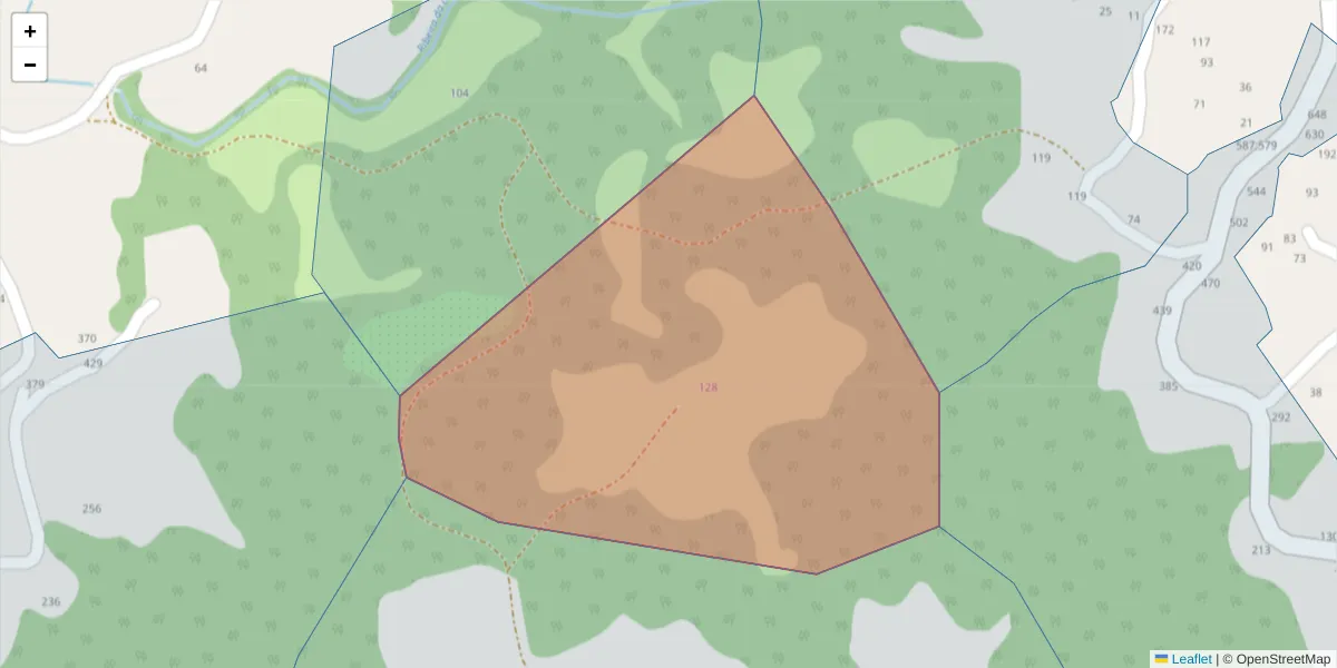 Mapa detalhado do código postal 4630-698 com limites, códigos postais vizinhos e agências dos correios