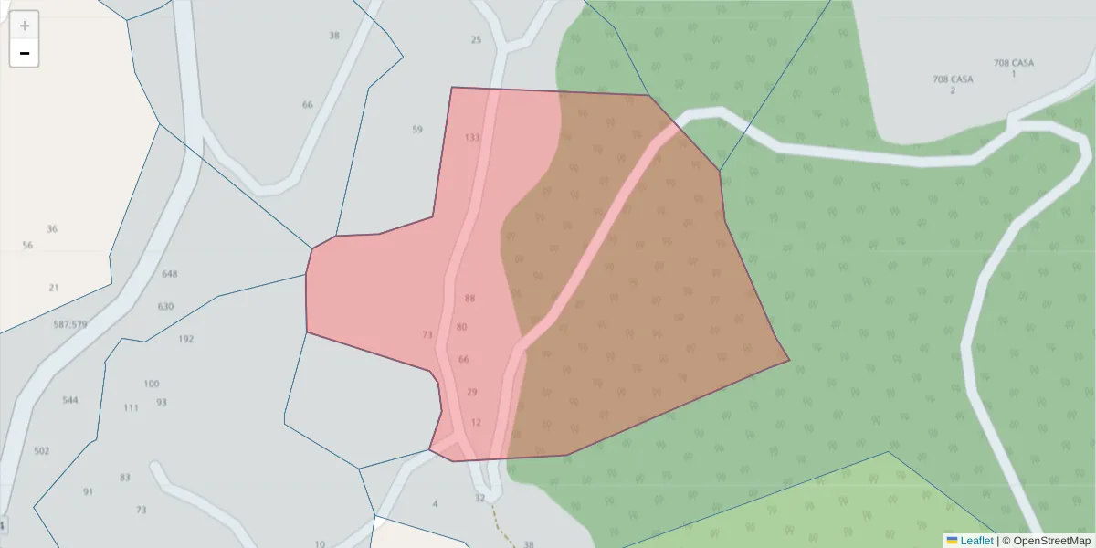 Mapa detalhado do código postal 4630-732 com limites, códigos postais vizinhos e agências dos correios