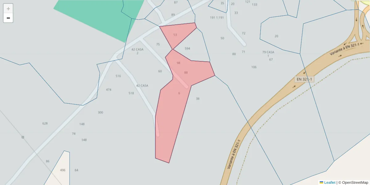Mapa detalhado do código postal 4630-753 com limites, códigos postais vizinhos e agências dos correios