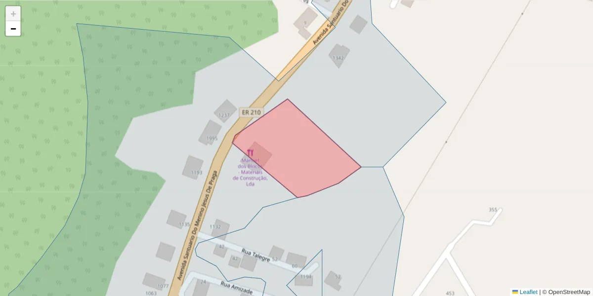 Mapa detalhado do código postal 4630-XXX com limites, códigos postais vizinhos e agências dos correios