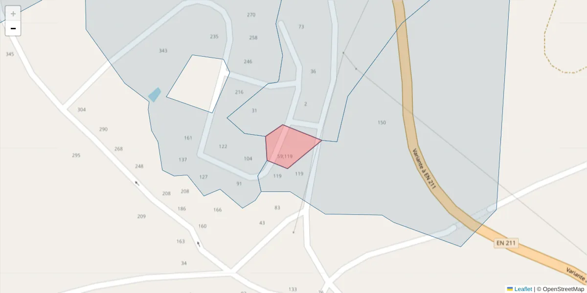 Mapa detalhado do código postal 4635-066;4635-770 com limites, códigos postais vizinhos e agências dos correios