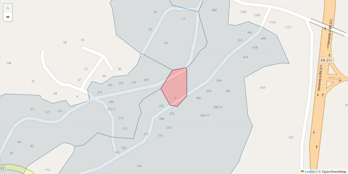 Mapa detalhado do código postal 4635-117 com limites, códigos postais vizinhos e agências dos correios