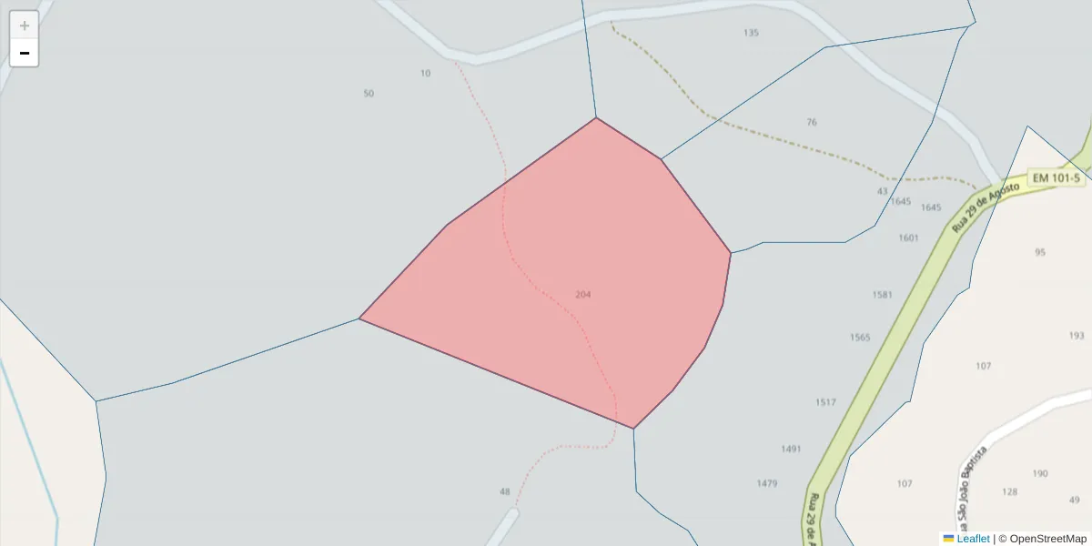Mapa detalhado do código postal 4635-164 com limites, códigos postais vizinhos e agências dos correios