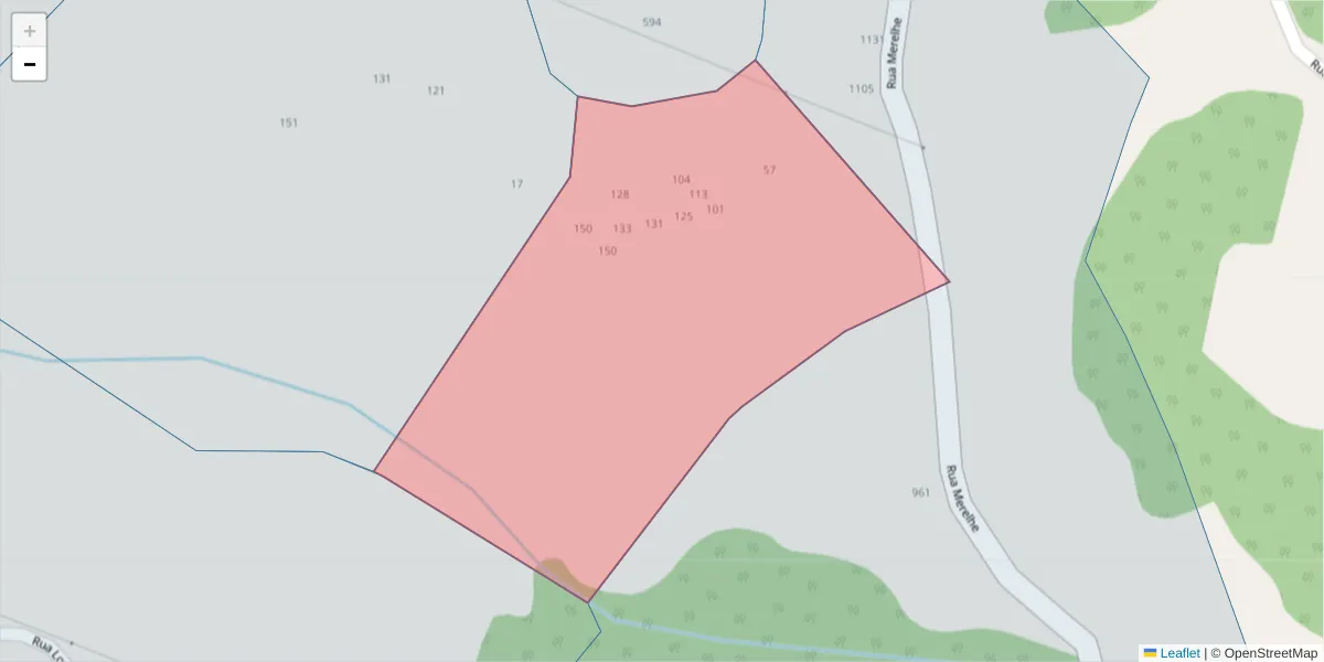 Mapa detalhado do código postal 4635-225 com limites, códigos postais vizinhos e agências dos correios