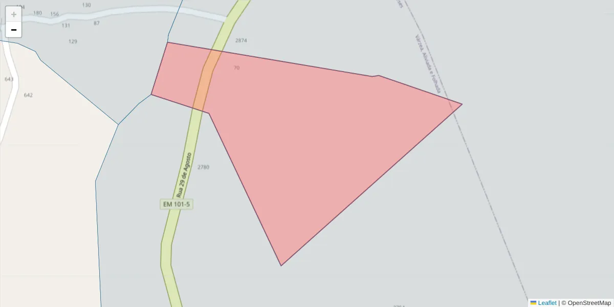 Mapa detalhado do código postal 4635-245 com limites, códigos postais vizinhos e agências dos correios