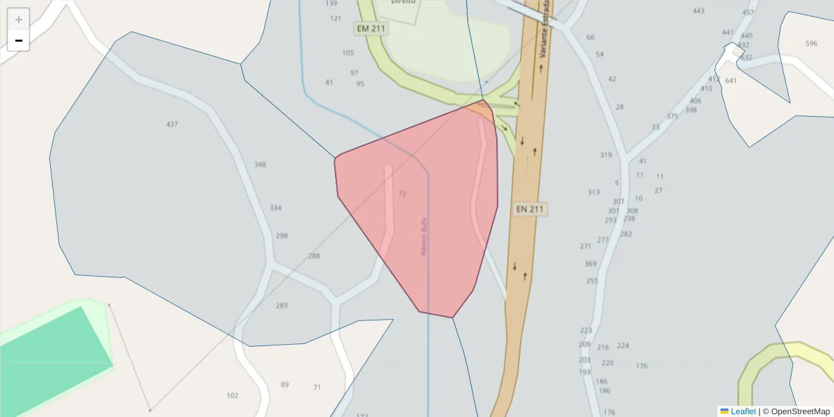 Mapa detalhado do código postal 4635-378 com limites, códigos postais vizinhos e agências dos correios