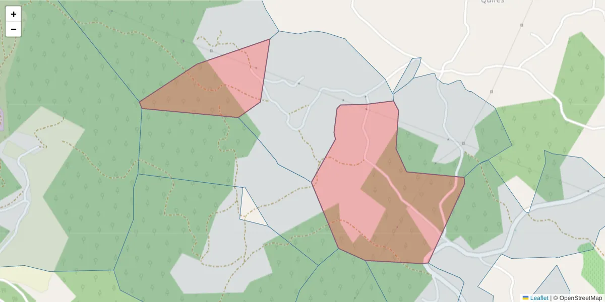 Mapa detalhado do código postal 4635-672 com limites, códigos postais vizinhos e agências dos correios