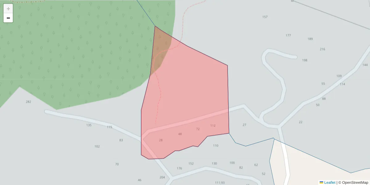 Mapa detalhado do código postal 4635-687 com limites, códigos postais vizinhos e agências dos correios
