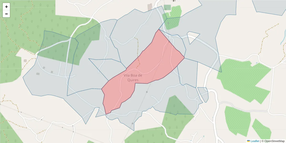 Mapa detalhado do código postal 4635-694 com limites, códigos postais vizinhos e agências dos correios