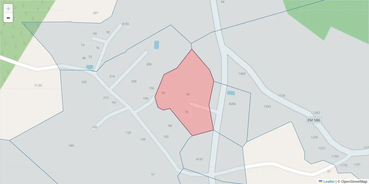 Mapa detalhado do código postal 4635-721 com limites, códigos postais vizinhos e agências dos correios