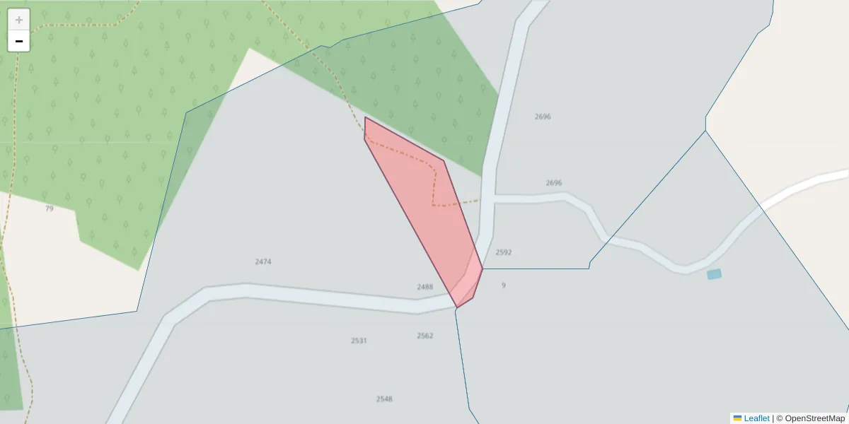 Mapa detalhado do código postal 4635-735 com limites, códigos postais vizinhos e agências dos correios