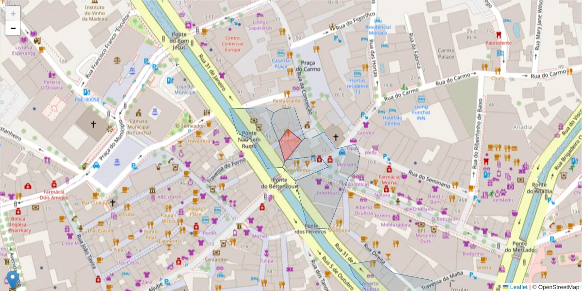 Mapa detalhado do código postal 56302 com limites, códigos postais vizinhos e agências dos correios