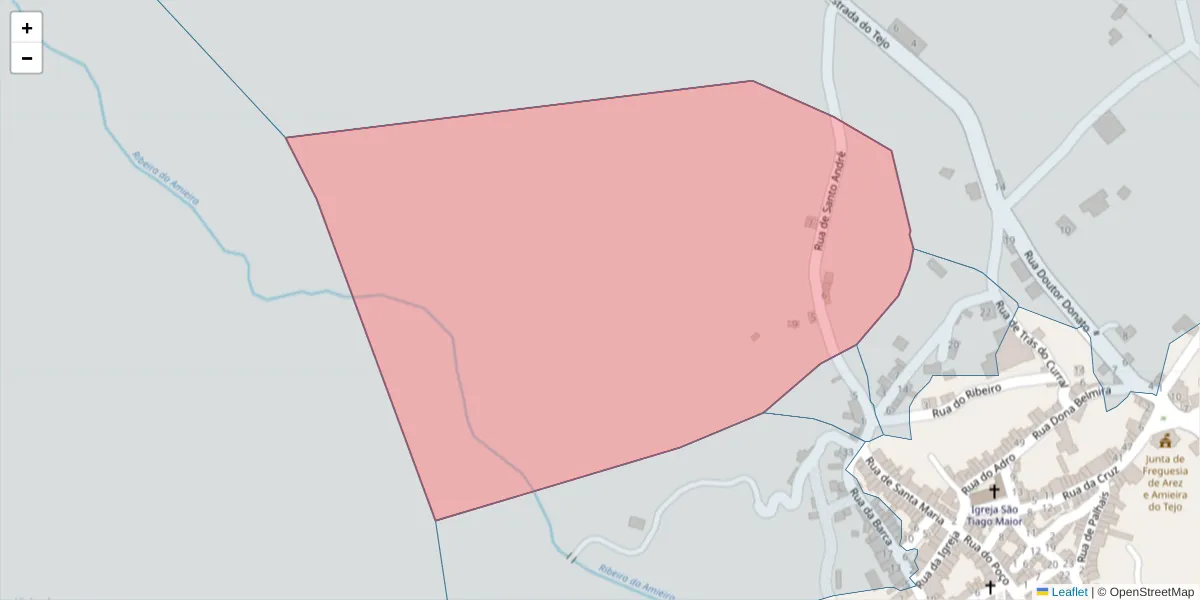 Mapa detalhado do código postal 6050-139 com limites, códigos postais vizinhos e agências dos correios
