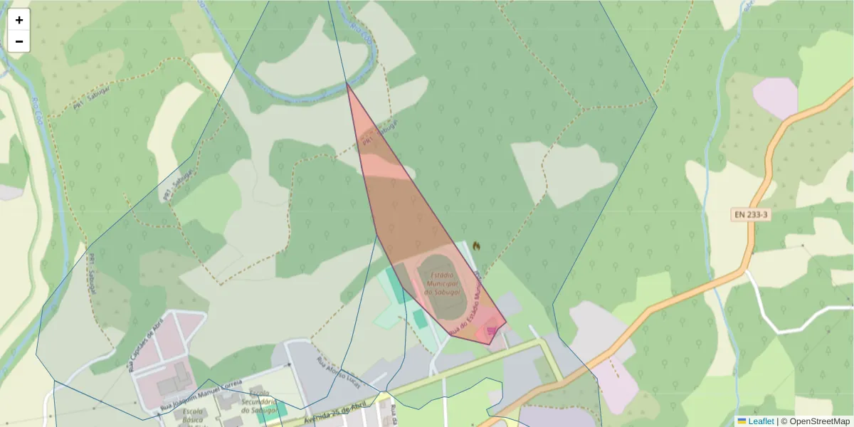 Mapa detalhado do código postal 6320-316 com limites, códigos postais vizinhos e agências dos correios