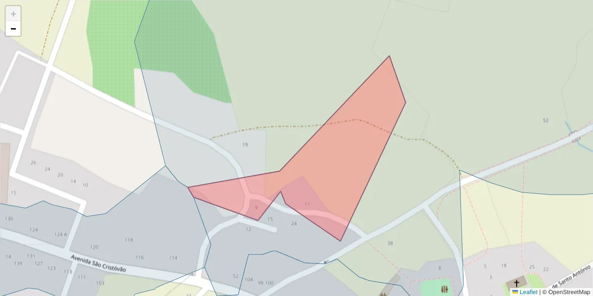 Mapa detalhado do código postal 6320-626 com limites, códigos postais vizinhos e agências dos correios