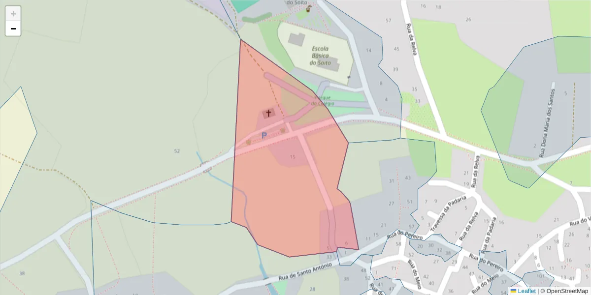 Mapa detalhado do código postal 6320-676 com limites, códigos postais vizinhos e agências dos correios