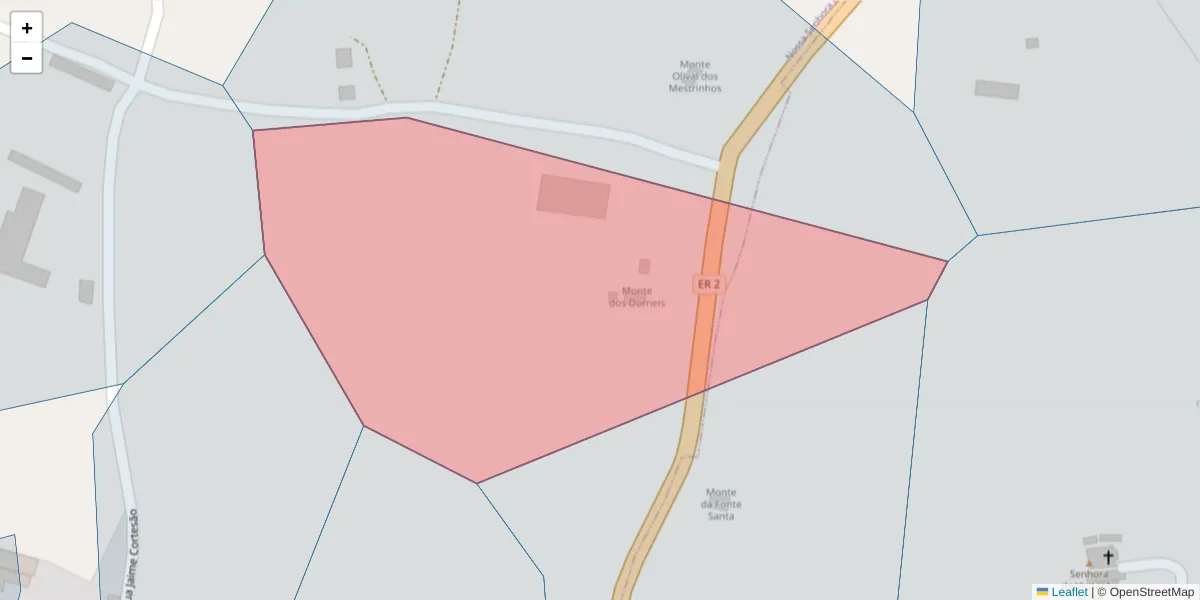 Mapa detalhado do código postal 7050-067 com limites, códigos postais vizinhos e agências dos correios