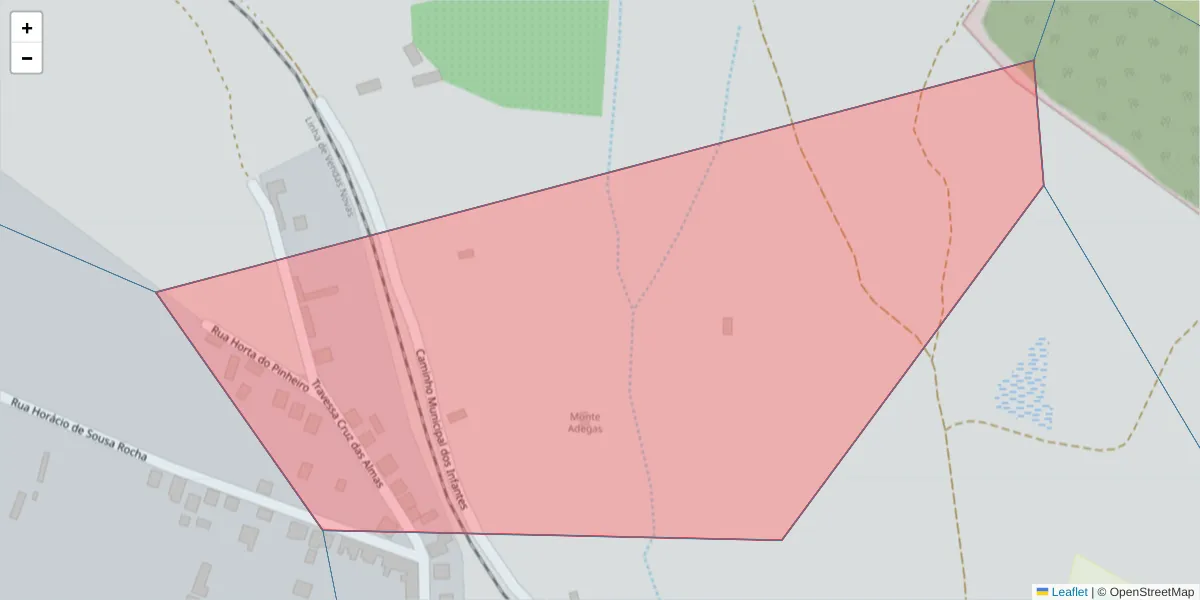 Mapa detalhado do código postal 7080-153 com limites, códigos postais vizinhos e agências dos correios