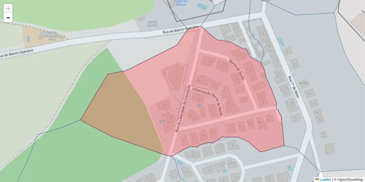 Mapa detalhado do código postal 7100-138 com limites, códigos postais vizinhos e agências dos correios