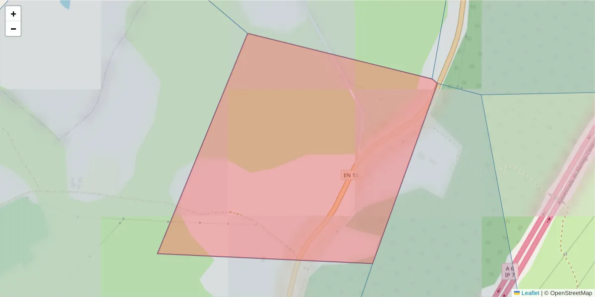 Mapa detalhado do código postal 7100-210;7100-309 com limites, códigos postais vizinhos e agências dos correios