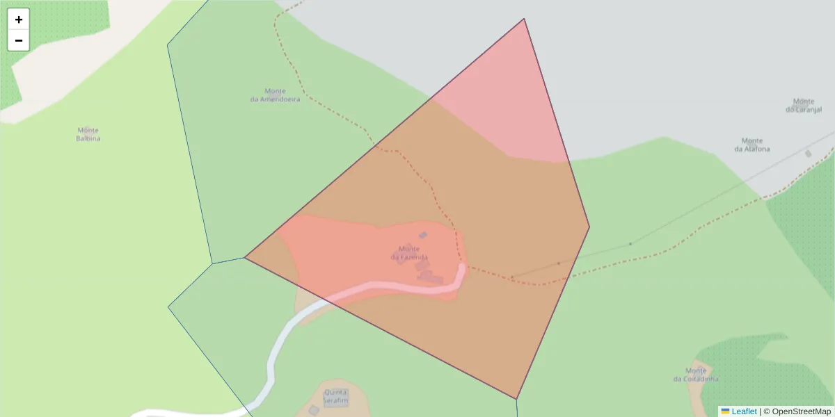 Mapa detalhado do código postal 7100-219 com limites, códigos postais vizinhos e agências dos correios